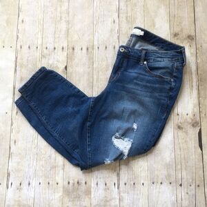 Torrid Distressed Ankle Jeans